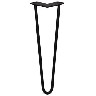 Monstershop Unisex Black 4 X 16" Hairpin Legs - 2 Prong - 12Mm - Image 5