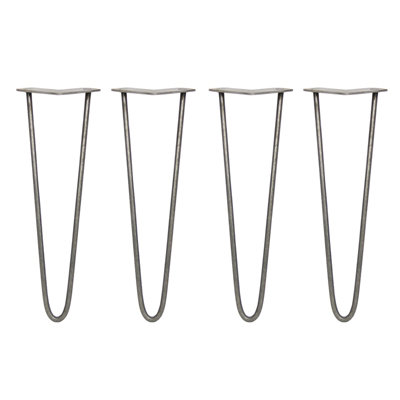 B&Q -  4 X Hairpin Leg16Unfinished2 Prong10M