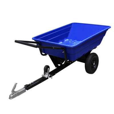 Atv Trailer Garden Tipping Quad Farm Heavy Duty Tractor Pneumatic Tyres 295Kg 5055986121381 - Image 4