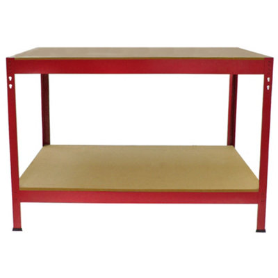 Monster Racking Q-Rax Red Workshop 1200mm Workbench from B&Q