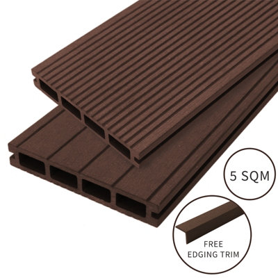Monstershop Jardi Composite Decking 5 Sqm Conker Brown