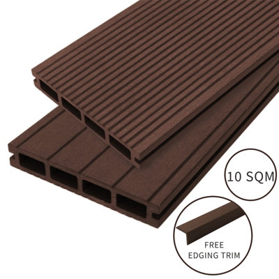 Monstershop Jardi Composite Decking 10 Sqm Conker Brown