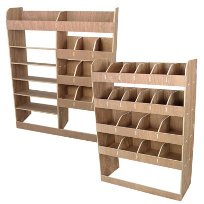 MonsterShop Vauxhall Vivaro Swb Plywood Van Racking Unit from B&Q