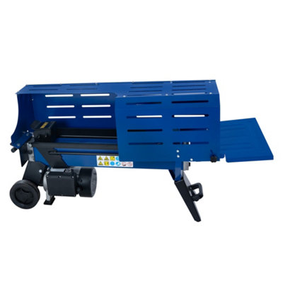 T-Mech Log Splitter 7 Ton Hydraulic 3L Electric 2200 Watt Motor Wood Timber Cutter 2 Blades Duoblade 520mm Max Log Length