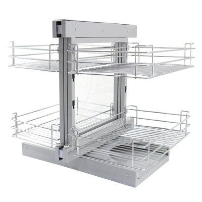 MonsterShop Kukoo Magic Corner Pull Out Kitchen Cupboard Drawers  Right Hand from B&Q