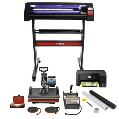 B&Q -  Vinyl Cutter Plotter Machine Led Lights 5 In 1 Starter Bundle
