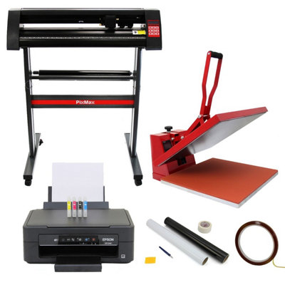 B&Q -  Vinyl Cutter50 X 50 Heat PressSign Cut Business BundleValue Printer