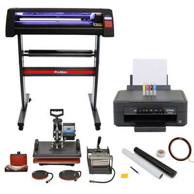 B&Q -  5 In 1Vinyl Cutter LedValue PrinterCissSigncutWeeding Kit & Heat Tape