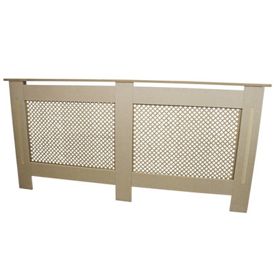 MonsterShop Radiator Cover Mdf Unfinished 1720mm from B&Q