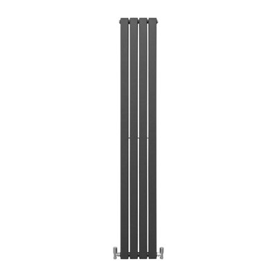 Monstershop Anthracite Designer Flat Radiator - 1800 X 280Mm