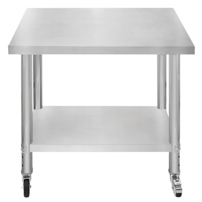 MonsterShop Catering Workbench Table90Cm X 76Cm X 86Cm from B&Q