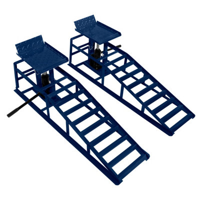 MonsterShop Hydraulic Car Lifting Ramps 3 Tonne from B&Q
