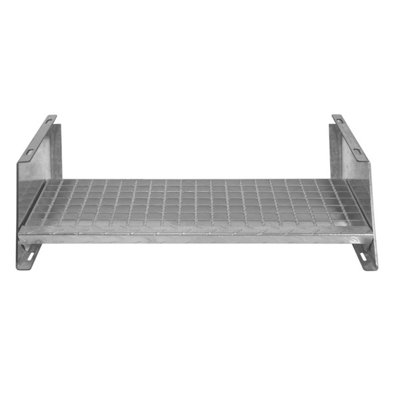 Monstershop Unisex Silver Additional Galvanised Steel Steps - 900Mm Wide In Size 10 - Image 3