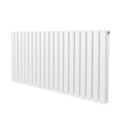 Monstershop White Oval Radiator - 600 X 1200Mm