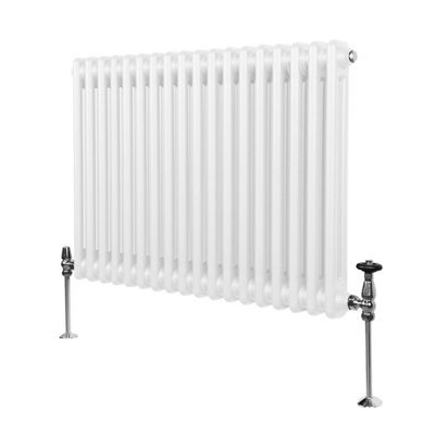 MonsterShop Traditional 2 Column Radiator600 X 832 mmWhite from B&Q
