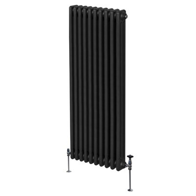 B&Q -  Traditional 3 Column Radiator1800 X 472 mmBlack