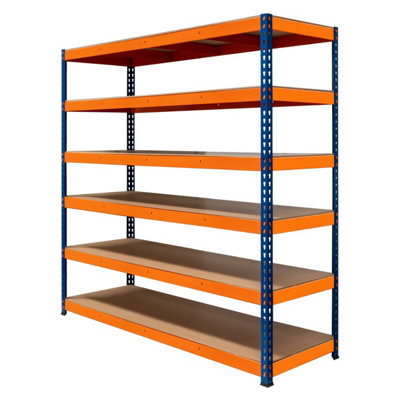 Monster Racking S-Rax 6 Shelf Racking180Cm X 180Cm X 60Cm from B&Q
