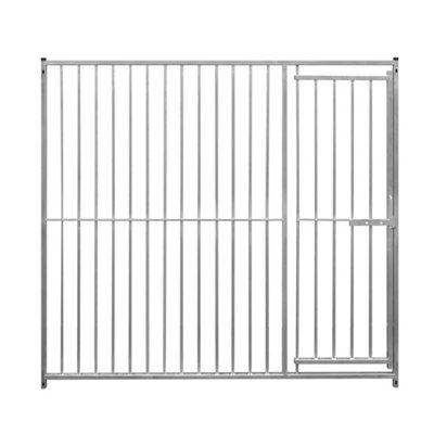 MonsterShop 2M Dog Run Panel With Door8Cm Bar Spacing from B&Q