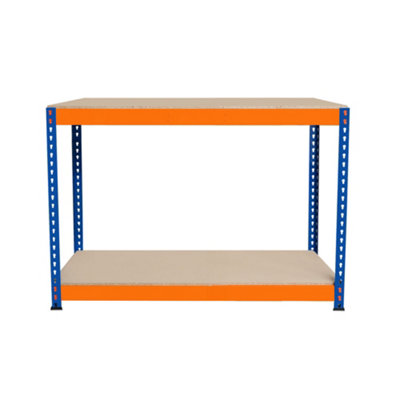 Monster Racking S-Rax 2 Tier Workbench120Cm X 45Cm X 90Cm from B&Q