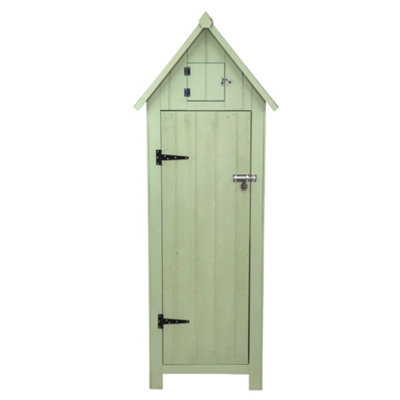 MonsterShop Wooden Garden Storage Shed - Green