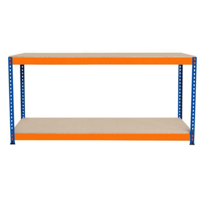 Monster Racking S-Rax 2 Tier Workbench - 180Cm X 45Cm X 90Cm