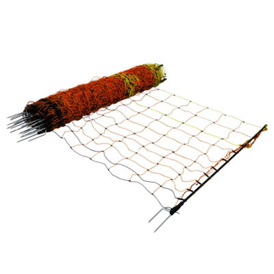 MonsterShop Electric Poultry Netting 50M Fencing Fence & Posts from B&Q