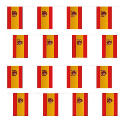 I Love Fancy Dress Spanish Flag BuntingPack Of 1 from B&Q