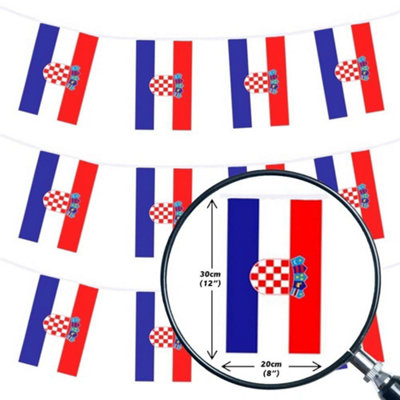 B&Q -  Croatia Flag BuntingPack Of 1