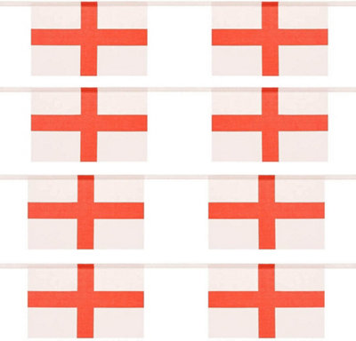 I Love Fancy Dress St George Flag Bunting EnglandPack Of 1 from B&Q