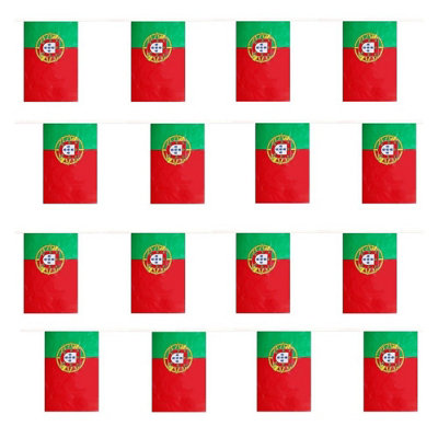 I Love Fancy Dress Portugal Flag Bunting Decoration For Parties from B&Q