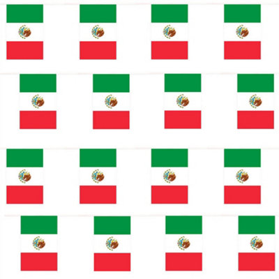 I Love Fancy Dress Mexican Flag BuntingPack Of 6 from B&Q