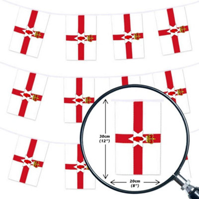 B&Q -  Northern Ireland Flag BuntingPack Of 6