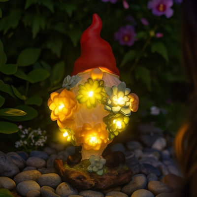 ILFD Group Ltd Solar Gonk Garden Ornament 22Cm / 8.5"Pack Of 12 from B&Q
