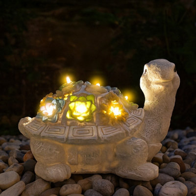 ILFD Group Ltd Solar Turtle Garden Ornament 25Cm / 10"Pack Of 12 from B&Q