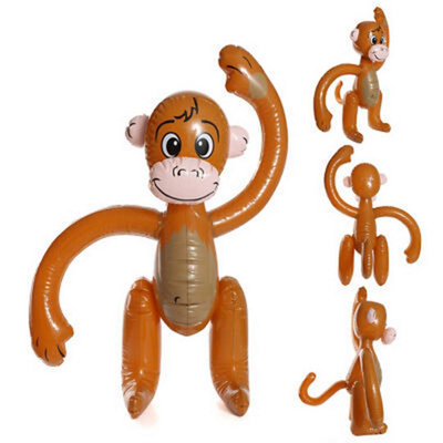 B&Q -  Inflatable Monkey 58Cm Blow-Up AnimalPack Of 1