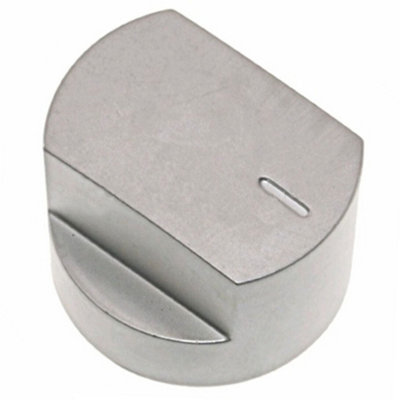 Spares2Go Control Knob Switch & Shaft Compatible With Stoves 61Edo 61Ehdo Bl St Wh Oven Cooker Hob (Silver) from B&Q