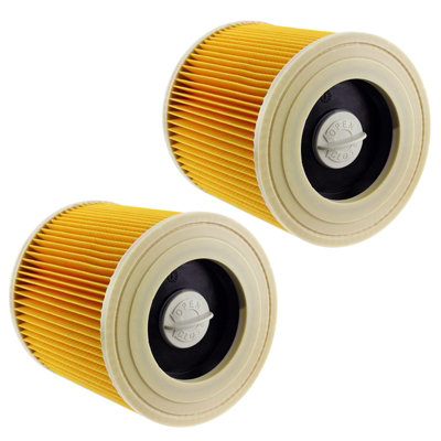 Spares2Go Cartridge Filter For Karcher Mv2 Nt27/1 Wet & Dry Vacuum Cleaners (Pack Of 2) from B&Q