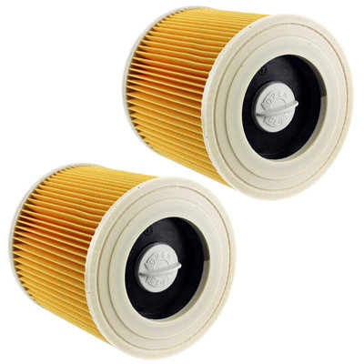 Spares2Go Premium Filter Cartridges For Karcher A2054 Wd2 Wd3 Mv2 Mv3 Wet & Dry Vacuum Cleaner (Pack Of 2) from B&Q