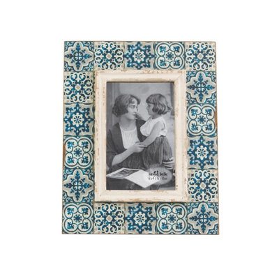 Sass & Belle Mediterranean Mosaic Photo Frame from B&Q
