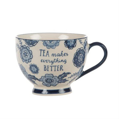 Sass & Belle Blue Willow Floral Mug from B&Q