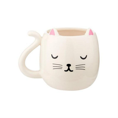 Sass & Belle Cutie Cat Shaped Mug from B&Q