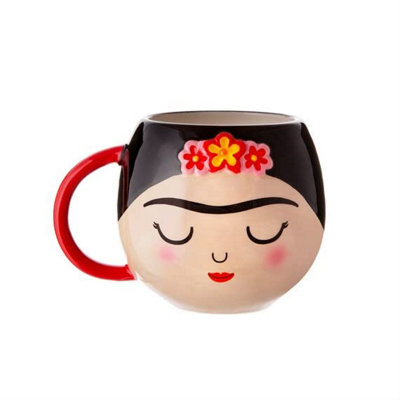 Sass & Belle Frida Kahlo Shaped Mug from B&Q