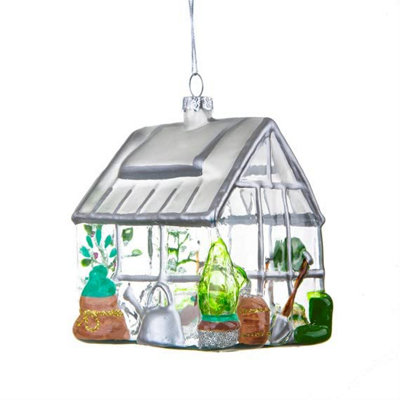 Sass & Belle Greenhouse Shaped Bauble from B&Q