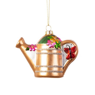 Sass & Belle Christmas Tree Decoration - Novelty Watering Can