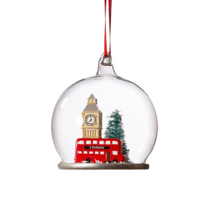 Sass & Belle London Scene Dome Bauble from B&Q