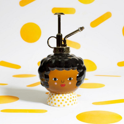 Sass & Belle Ceramic Plant Water Mister FaceChantelle from B&Q