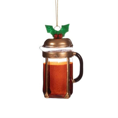 B&Q -  Christmas Cafetiere Shaped Bauble