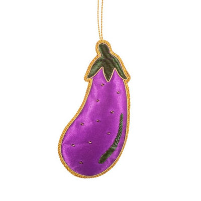 Sass & Belle Aubergine Zari Decoration from B&Q
