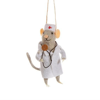 B&Q -  Doctor Mouse Felt Decoration