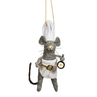 Sass & Belle Mouse Chef Felt Decoration - Image 9